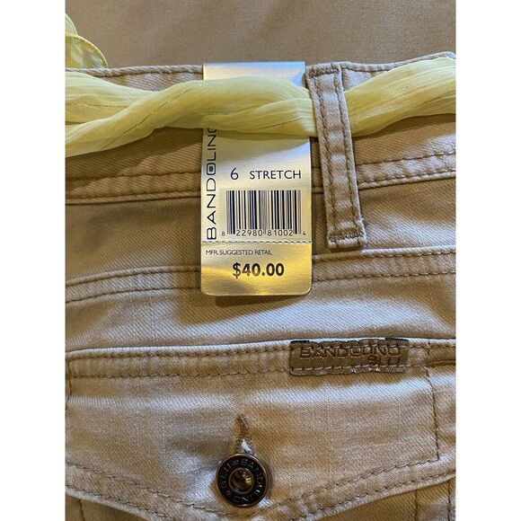 Bandolino Blu Pueblo Capris Size 6 Stretch, NWT - Picture 10 of 10